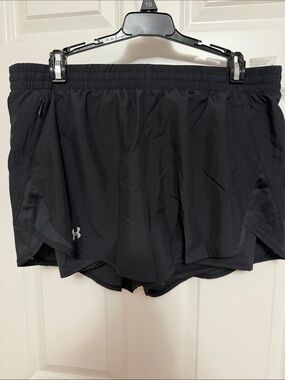 Under Armour Black Women's 2-in-1 Running Shorts